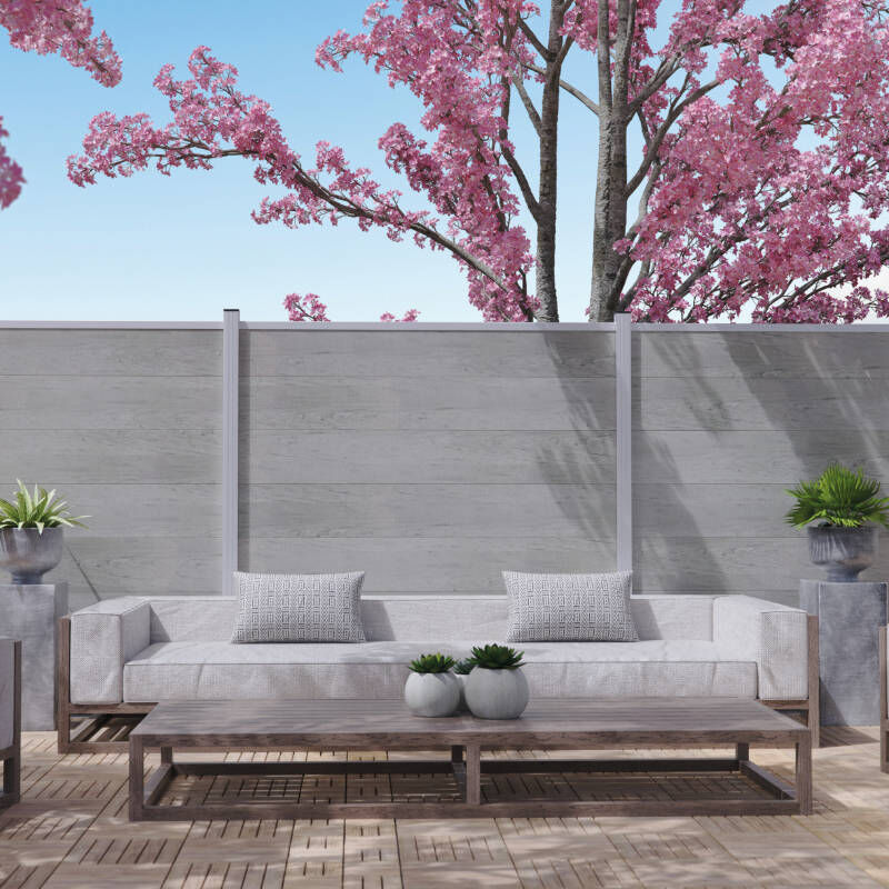 sichtschutzzaun set tjoern sand