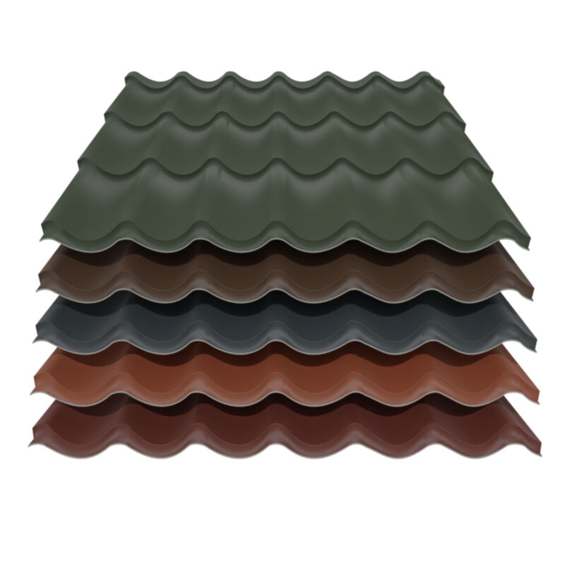 sonderposten pfannblech dachpfannen optik 040 060 mm blechstaerke