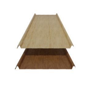 Stehfalz 33/500 | Wand | 0,50 mm | Stahl | Prägung | Glatt | 548 mm Breite | 35 µm Strukturpolyester