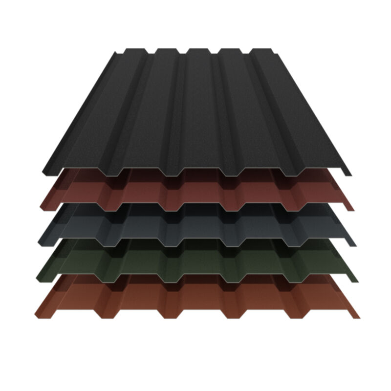 trapezblech 35 207 stahl wandprofil 80m shimoco beschichtung 050 mm staerke