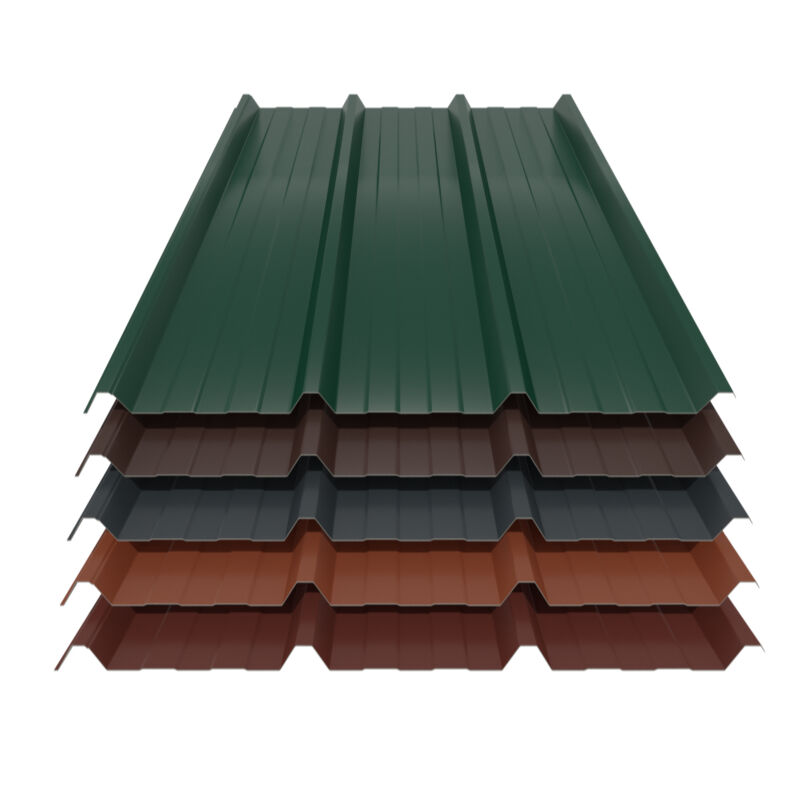 trapezblech 45 333 stahl dachprofil 60my puramid farbbeschichtung 050 mm staerke