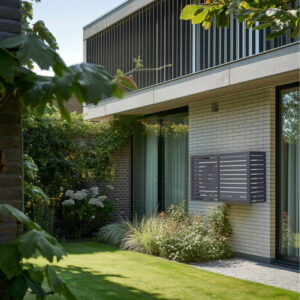 Wärmepumpenverkleidung | EMIL | 140 x 50 x 97 cm | anthrazit