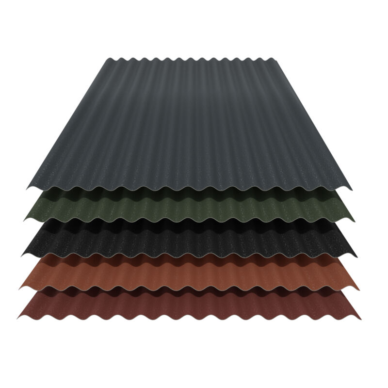 wellblech 76 18 stahl wandprofil 80m shimoco beschichtung 050 mm staerke