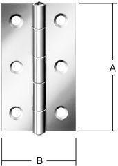 Scharniere schmal 30x22mm Nr. 501030Z 1 Stück