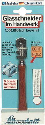 1036702 glasschneider silberschnitt mit holzheft sb