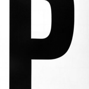 Klebefolien Lettern/Großbuchstaben schwarz