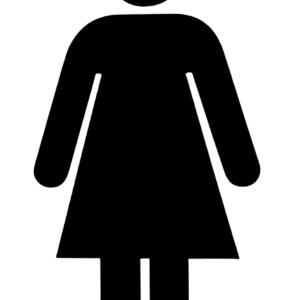 Klebesymbol 100mm schwarz