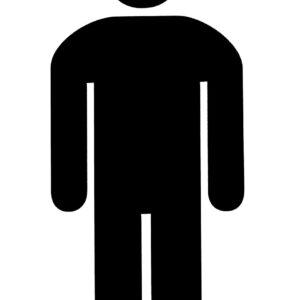 Klebesymbol 100mm schwarz