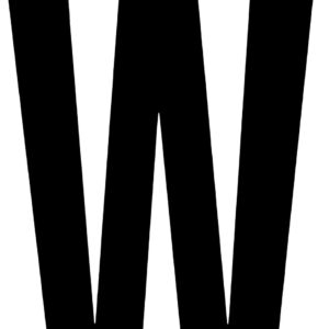 Klebefolien Lettern/Großbuchstaben schwarz