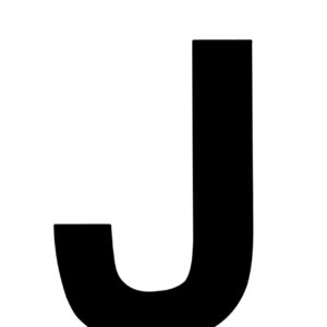 Klebefolien Lettern/Großbuchstaben schwarz