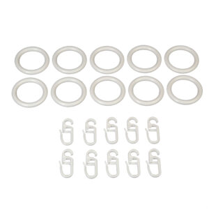 Gardinenringe für Gardinenstangen Como ø 20 mm