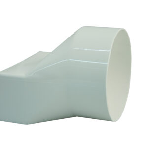 Übergangsstück Mauerdurchführung, weiß