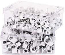 Nagelschelle, grau 7-12mm, Nagellänge 35mm a 100 Stck.