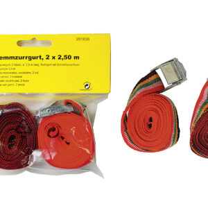 2 Klemmzurrgurte, a 2,5 m