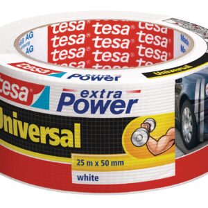 Tesa extra Power Universal Gewebeklebeband weiss
