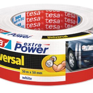 Tesa extra Power Universal Gewebeklebeband weiss