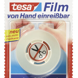 Tesafilm von Hand einreißbar