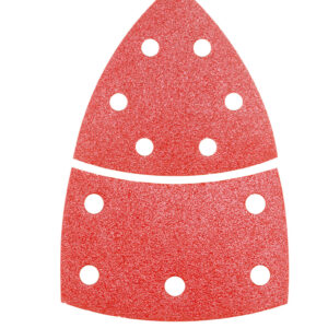 10 St. Schleifblatt PSM Red Holz K80