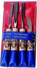 1235295 kerbschnitzwerkzeug in tasche nr 3424 kirsche