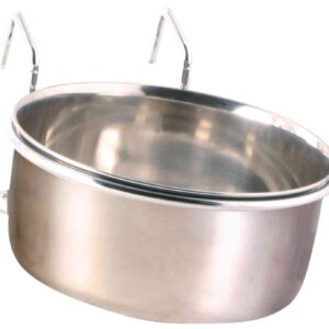 Napf mit Halter, Edelstahl