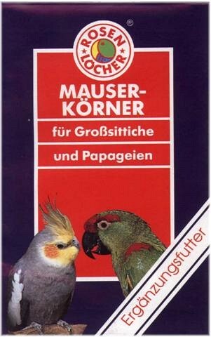 1264831 mauserkoerner 25g fuer grosssittiche und papageien