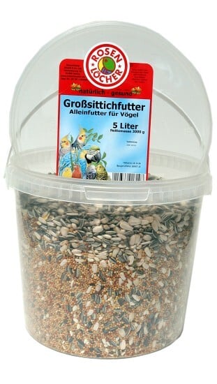 1265083 grosssittichfutter 5 liter eimer