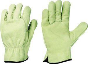 Fahrerhandschuh Driver, Rindnappa, Größe 10, grün/beige