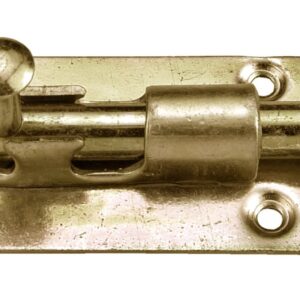 Grendelriegel gelb verzinkt 28x80mm