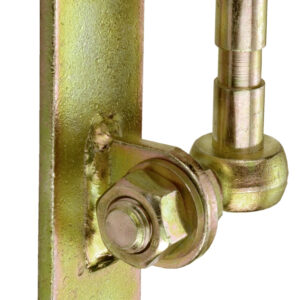 Haken auf Platte verstellbar