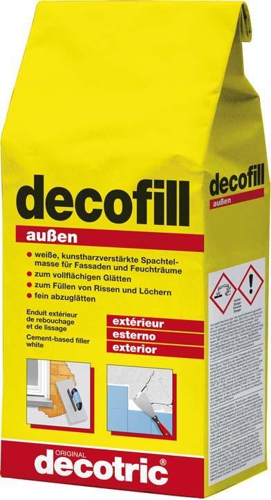 1384931 decofill spachtelmasse 1kg aussen decotric