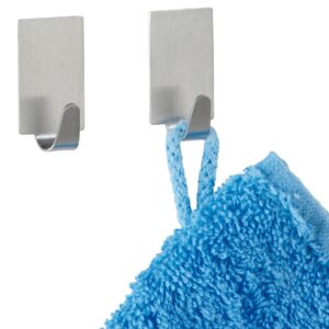 Rechteckhaken 4er Edelstahl