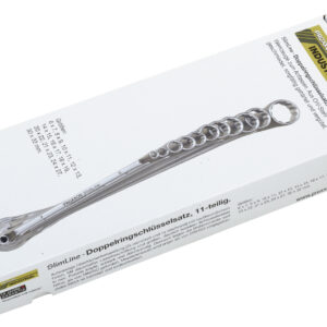 Doppel-Ringschlüsselsatz, 11-teilig