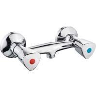 1406033 brausebatterie lisa mit 2 griffen chrom