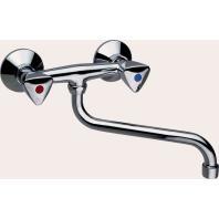 Schwenkbatterie LISA mit 2 Griffen chrom