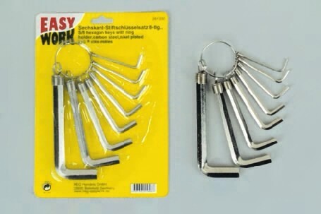 1444025 easy work sechskant stiftschluesselsatz 8teilig
