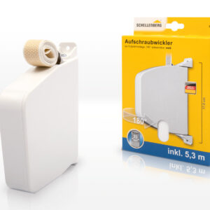 Aufschraubwickler mit Rolladengurt, schwenkbar