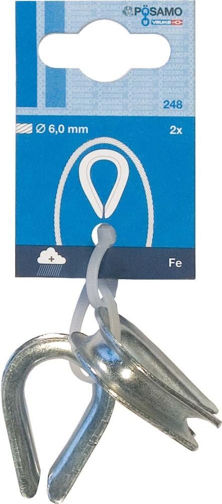 1470488 kauschen ehem din 6899 sb galzn b rw 8 0mm a 2 stk