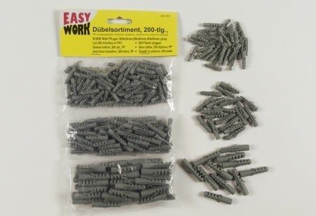 1470897 easy work duebelsortiment 200teilig