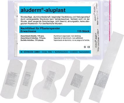 1481933 pflasterspender nachfuell set zu aluderm
