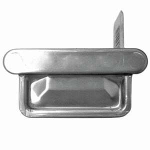 Kastenrinnenendstück zum Ankleben alu-natur, RG 70, 10-teilig