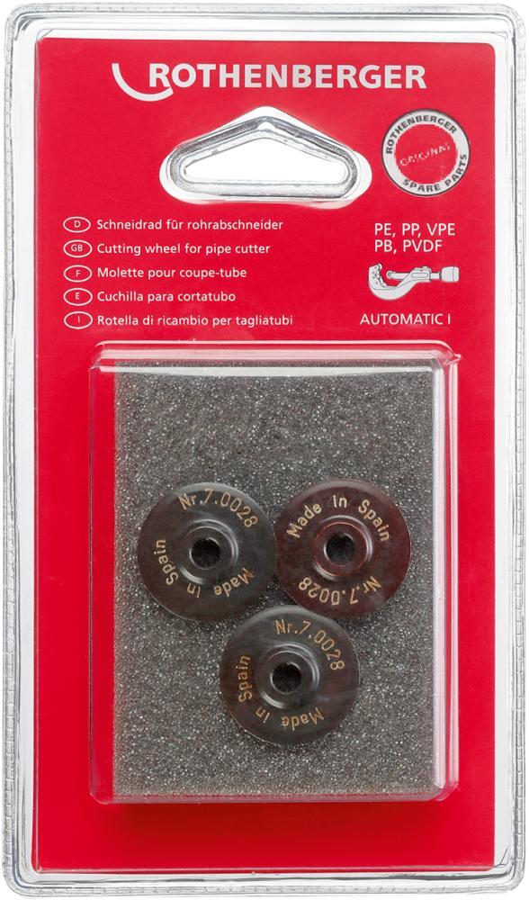Schneidrad für Kunststoff 66,6mm (2 5/8") Pack a 3 Stück