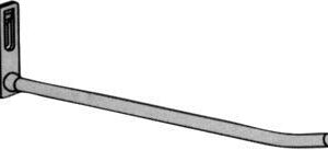 Werkzeughalter verzinkt 200mm 11414 4 Stück auf Kart