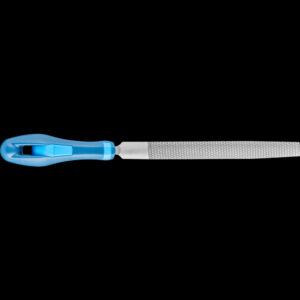 Holzraspel mit Angel Halbrund-Spitz, Hieb 2