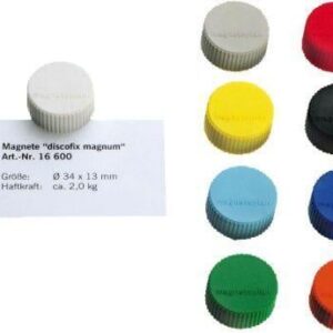 Magnet D=34mm VE=10 Haftkraft 2000 g gelb 1 Stück