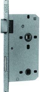 Einsteckschloss Innentür 55/78WC ohne Abdeckung 18 rund silber R