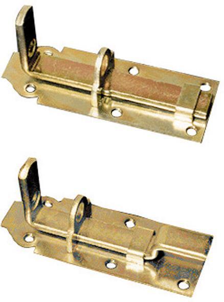 1520285 schlossriegel 120mm gerade gelb verzinkt