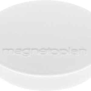 Magnet D=30mm VE=10 Haftkraft 700 g weiß 1 Stück