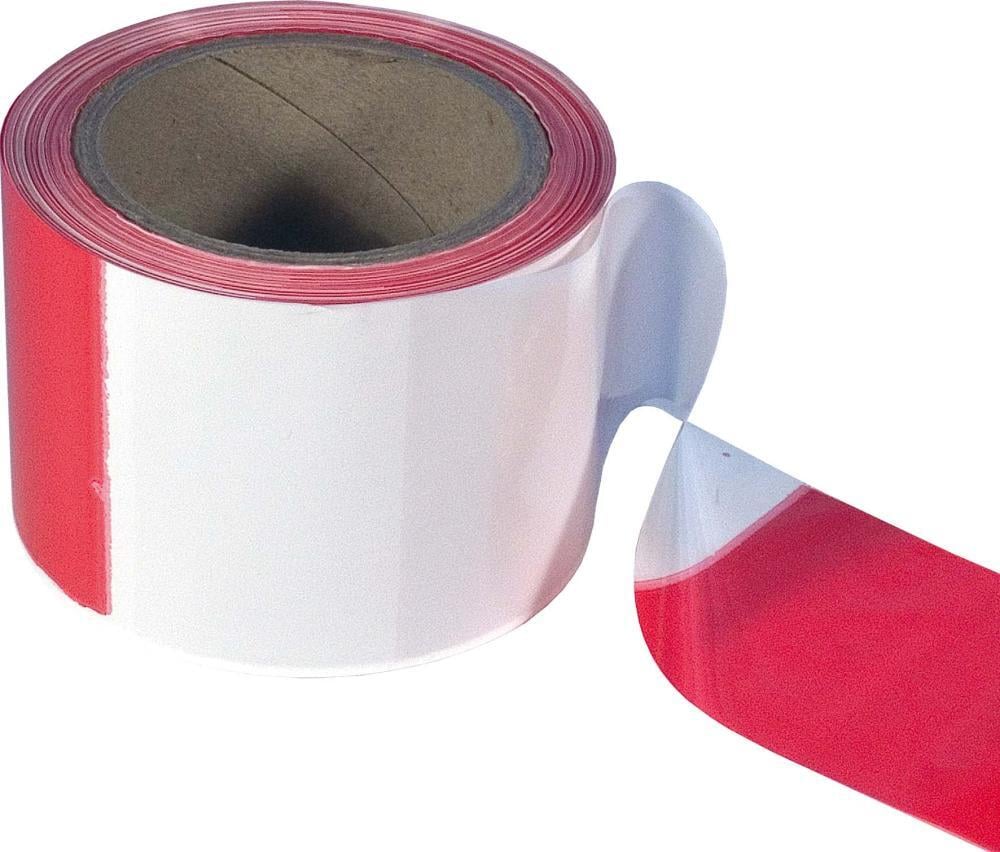 1520894 absperrband 80mm rot weiss a 50m