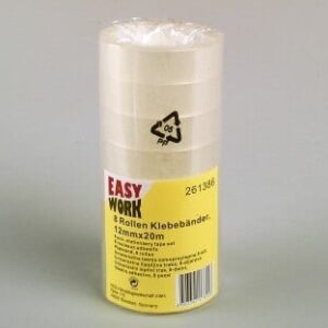 Easy Work Klebebänder 8 Rollen 12mmx20m