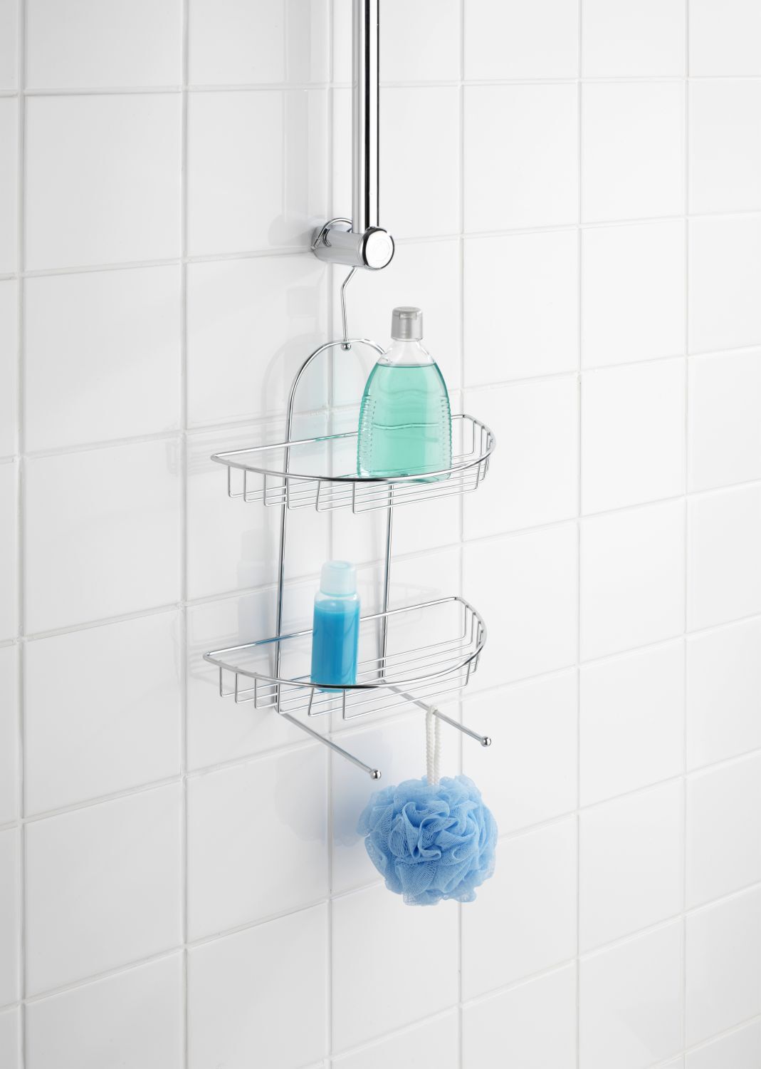 Exclusiv Bad-Regal Chrom 2 Etagen